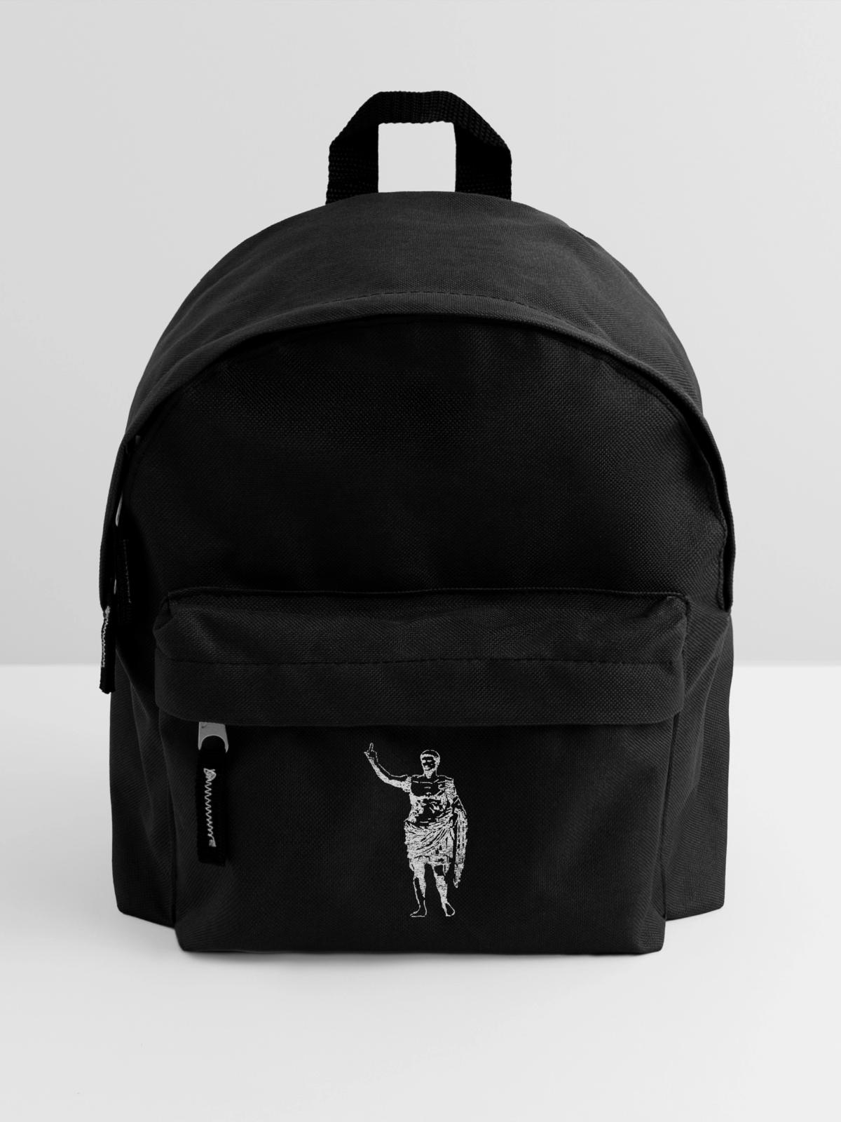 Genialer Cäsar Römisches Reich - Kinder Rucksack - Schwarz - Vorne