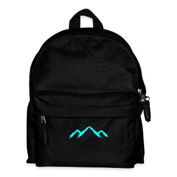 Berg Bergsteigen - Kinder Rucksack - Schwarz - Vorne