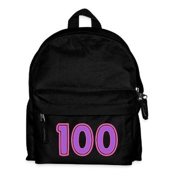 100. 100 YEARS. 100th ANNIVERSARY - Kids' Backpack - black - Front