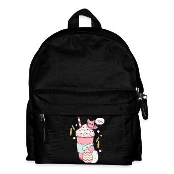 BOW Ostern Chibi Cup 02 - Kinder Rucksack - Schwarz - Vorne