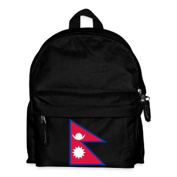 Nepal - Kinder Rucksack - Schwarz - Vorne