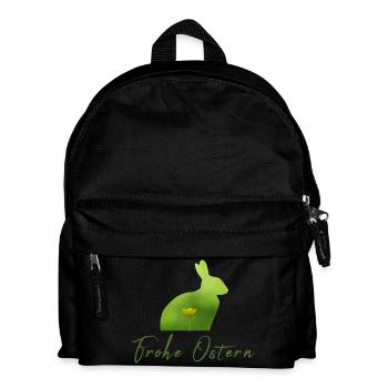 Frohe Ostern Ostern - Kinder Rucksack - Schwarz - Vorne