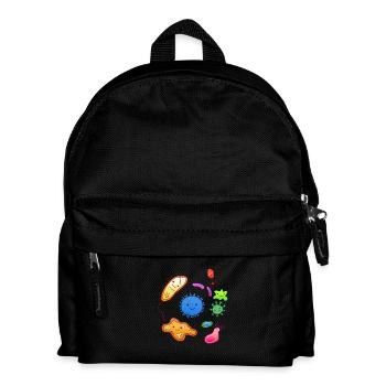Mikroorganismus Mikrobiologie Mikrobiologe Bio - Kinder Rucksack - Schwarz - Vorne