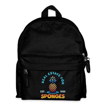 Real Estate for Sponges / Home Sweet Pineapple - Kinder Rucksack - Schwarz - Vorne