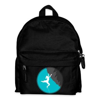 Klettern - Kinder Rucksack - Schwarz - Vorne