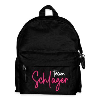 Team Schlager - Kinder Rucksack - Schwarz - Vorne
