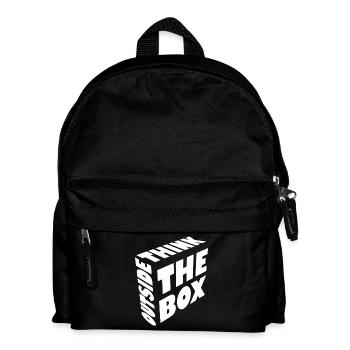 Think outside the box - Kids' Backpack - black - Front