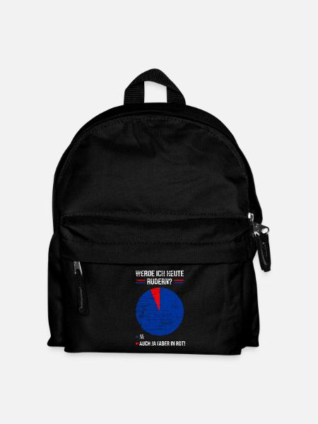 Ruderer Spruch Rudern Rudersport Witzig - Kinder Rucksack - Schwarz