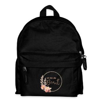 Ich bin die Braut - Kinder Rucksack - Schwarz - Vorne