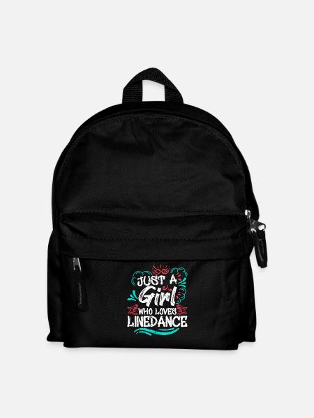 Linedance Geschenk - Kinder Rucksack - Schwarz