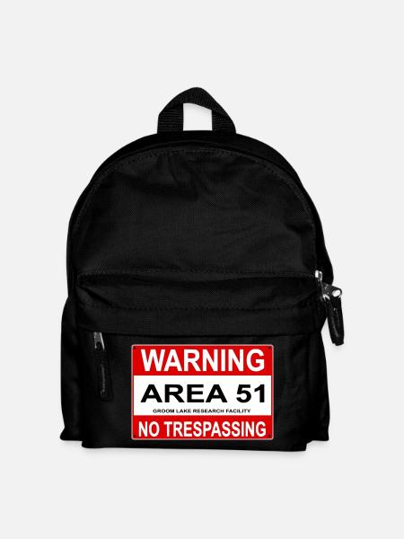 AREA 51 Shield - Kids' Backpack - black