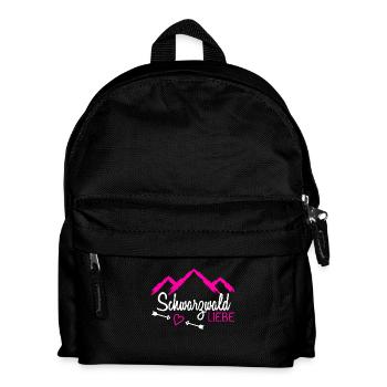 Ich Liebe Schwarzwald - Kinder Rucksack - Schwarz - Vorne