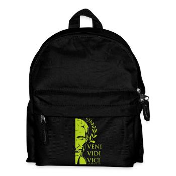 GRÜNER CAESAR - Kinder Rucksack - Schwarz - Vorne