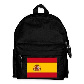 Spanien - Kinder Rucksack - Schwarz - Vorne