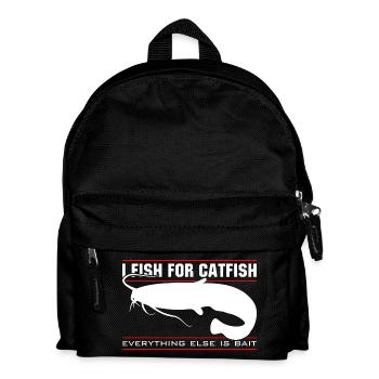 Je pêche le poisson-chat - tout le reste est un appât - Sac à dos Enfant - noir - Devant