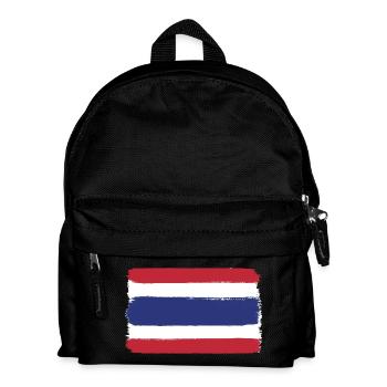Thailand flag used look - Kids' Backpack - black - Front