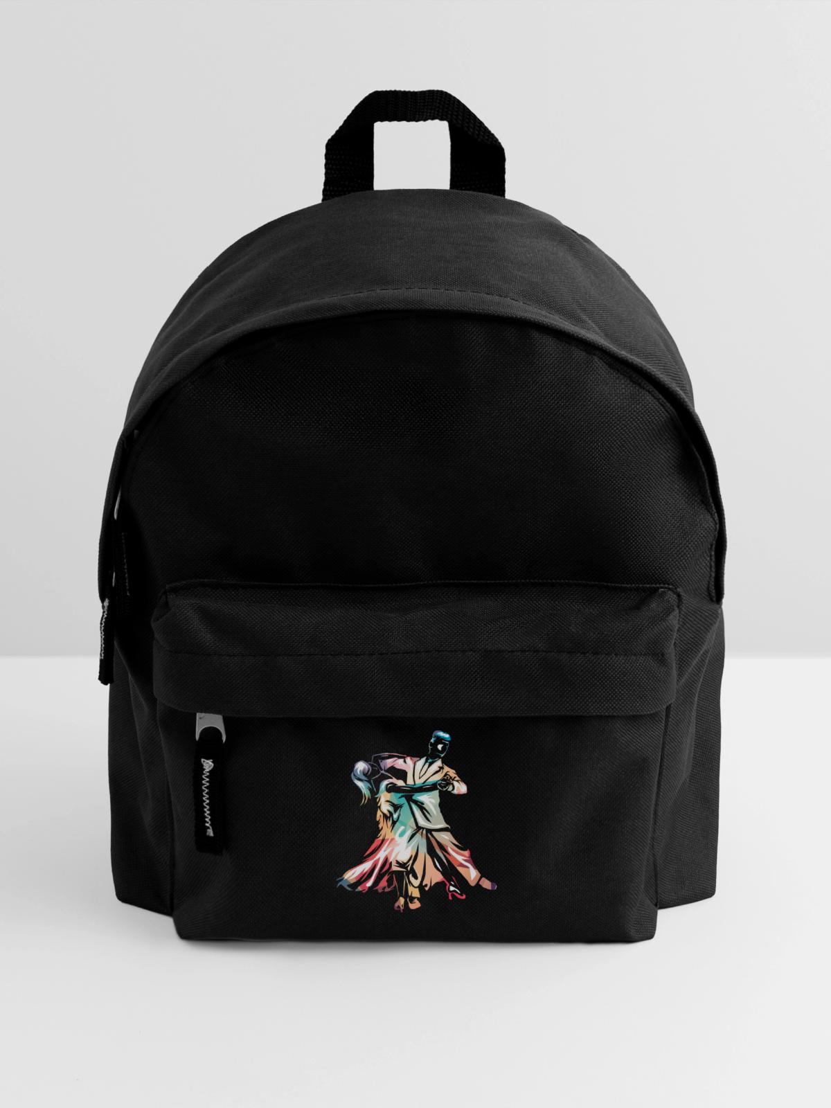 Beschwingter Foxtrott Tanzabend - Kinder Rucksack - Schwarz - Vorne