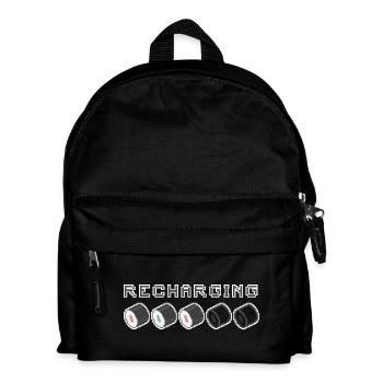 Recharging Pixel Sushi - Kids' Backpack - black - Front
