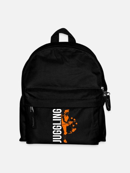 Witziger Jongleur Kindergeburtstag - Kinder Rucksack - Schwarz