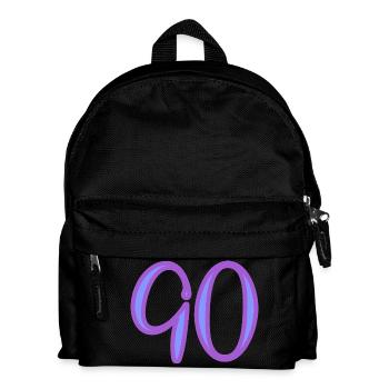 90 - Kids' Backpack - black - Front