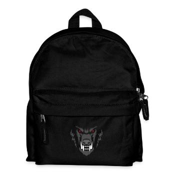 Werewolf Werwolfkopf Werwolf Wolfsmensch - Kinder Rucksack - Schwarz - Vorne