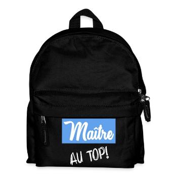 MASTER. MASTER. THANK YOU. THANK YOU MASTER - Kids' Backpack - black - Front