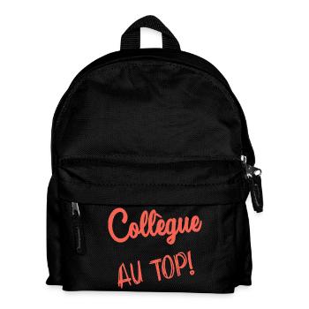 COLLEAGUE. START. EMPLOYMENT. HUMOR. MANAGER. CHIEF - Kids' Backpack - black - Front