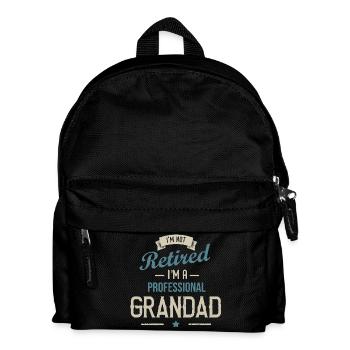 I'm Not Retired I'm a Professional Grandad - Kids' Backpack - black - Front