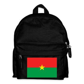 Burkina pectorisch - Kinder Rucksack - Schwarz - Vorne