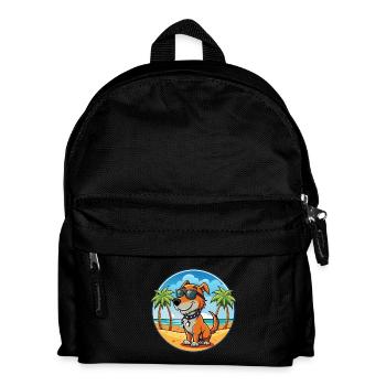 Polnische Jagdhund Hund Rasse Cartoon Sonnenbrille - Kinder Rucksack - Schwarz - Vorne
