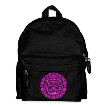 Techno Music Logo - Kids' Backpack - black - Front