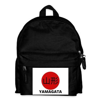 Yamagata Japon à Kanji - Sac à dos Enfant - noir - Devant