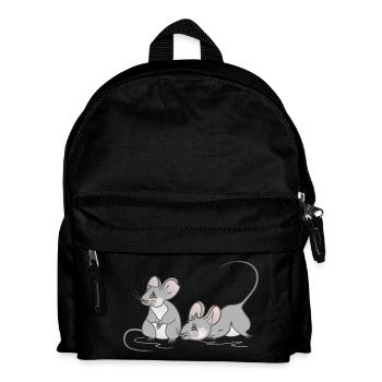 Maus Mäuschen Kinder Frauen Geburtstag - Kinder Rucksack - Schwarz - Vorne