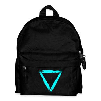 Element Symbol Wasser - Kinder Rucksack - Schwarz - Vorne