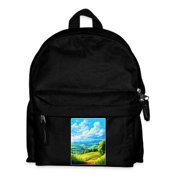 Upper Palatinate Germany Vintage Travel Poster WPA - Kids' Backpack - black - Front