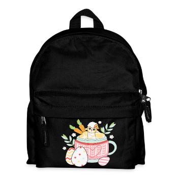 BOW Oster-Chibi-Pokal - Kinder Rucksack - Schwarz - Vorne