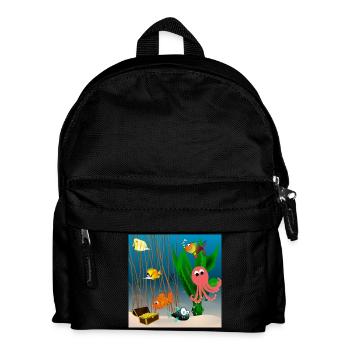Marine life - Kids' Backpack - black - Front