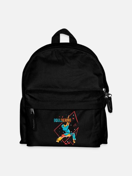 Dynamischer Boulderer Felsbrocken - Kinder Rucksack - Schwarz