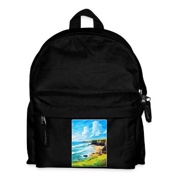 Bude Cornwall, England, Vereinigtes Königreich, Reiseposter, Souvenir - Kinder Rucksack - Schwarz - Vorne