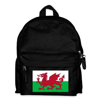 Wales - Kinder Rucksack - Schwarz - Vorne