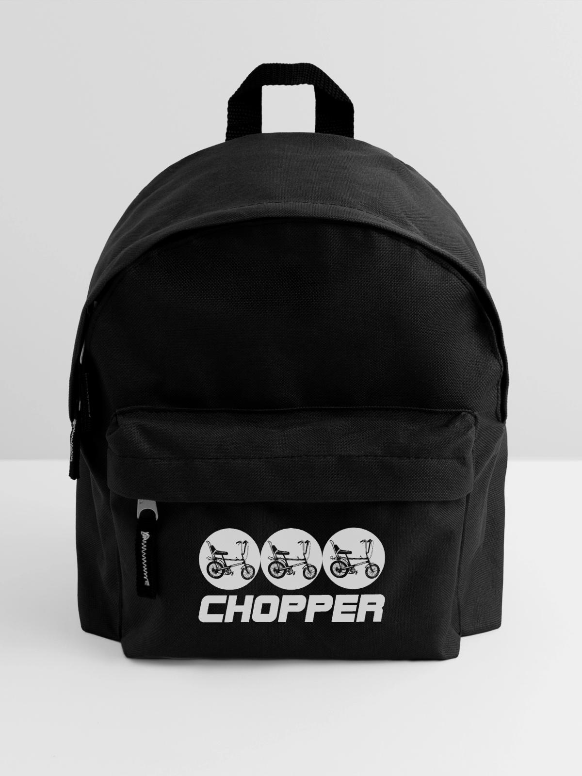 Chopper - Kinder Rucksack - Schwarz - Vorne