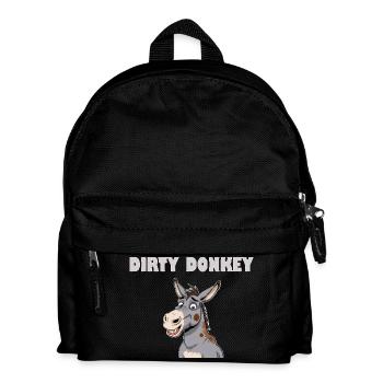 DIRTY DONKEY - Kinder Rucksack - Schwarz - Vorne