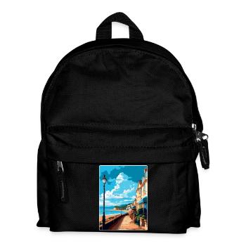 Teignmouth England Uk Reiseposter Souvenir WPA - Kinder Rucksack - Schwarz - Vorne
