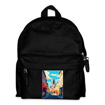 Cirencester England Uk Vintage Reiseposter WPA - Kinder Rucksack - Schwarz - Vorne