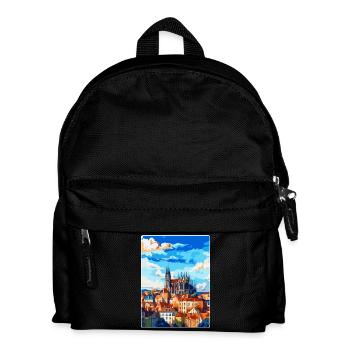 Kutná Hora Tschechische Republik Vintage Reiseposter - Kinder Rucksack - Schwarz - Vorne