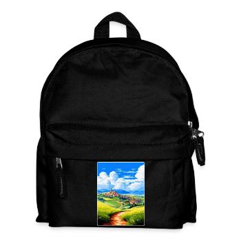 Castilla Y Leon Spain Vintage Travel Poster WPA - Kids' Backpack - black - Front