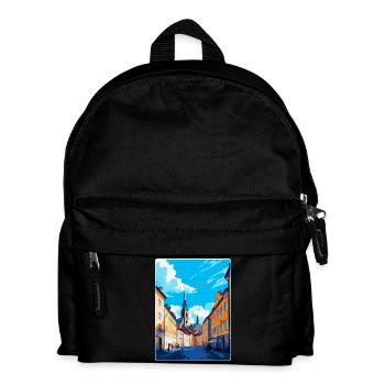 Olomouc Tschechische Republik Vintage Reiseposter WPA - Kinder Rucksack - Schwarz - Vorne