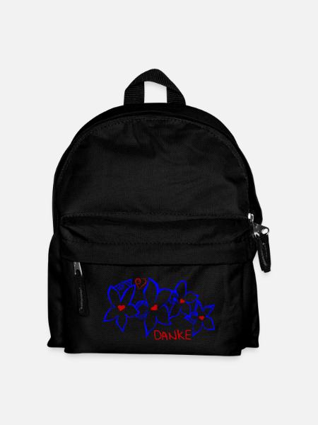 Danke - Kinder Rucksack - Schwarz