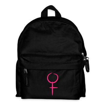 Venusssymbol Frau Mädchen Rosa - Kinder Rucksack - Schwarz - Vorne