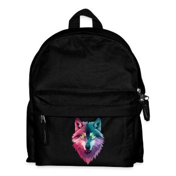 Spirit Wolf - Kids' Backpack - black - Front